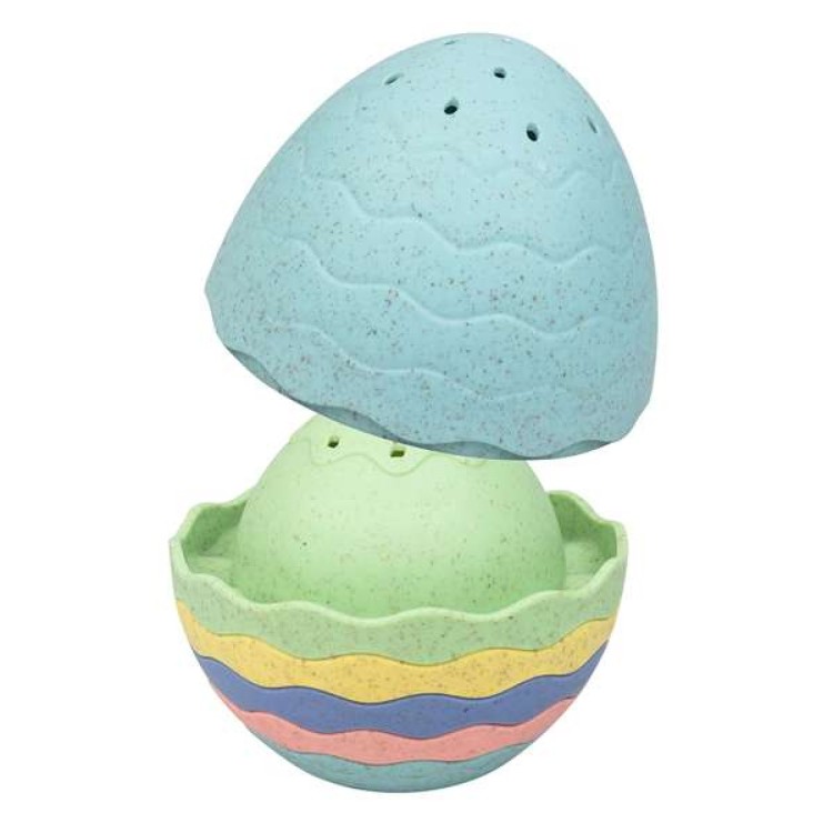 Bigjigs Tiger Tribe Stack & Pour Bath Egg 1+ TR61537