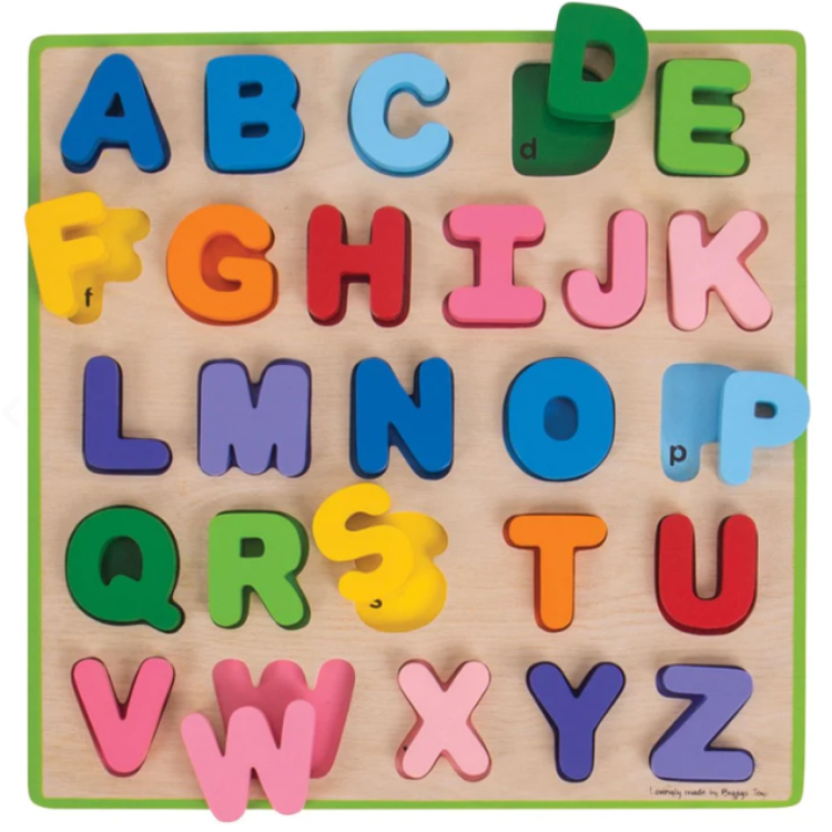 Bigjigs Toys Chunky Alphabet Puzzle Uppercase BB055