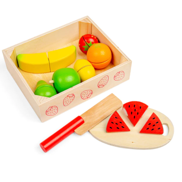 Bigjigs Toys Cutting Food Fruit Crate BJ472