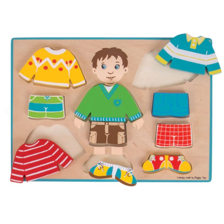 Bigjigs Toys Dressing Boy Puzzle BB056