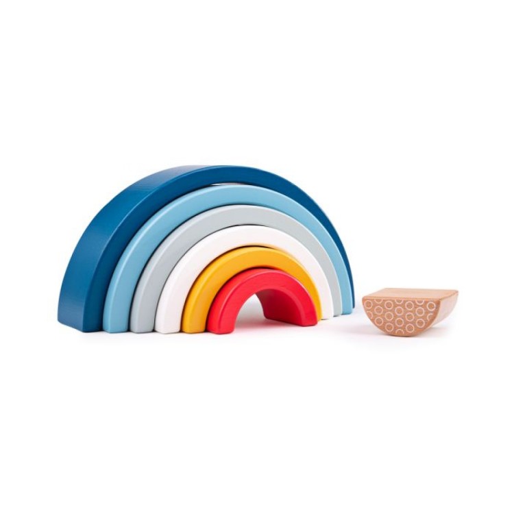 Bigjigs Wooden Rainbow Arches 18m+ 33026