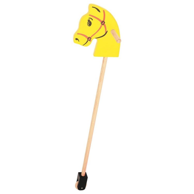 Bigjigs Yellow Wooden Hobby Horse BJ304