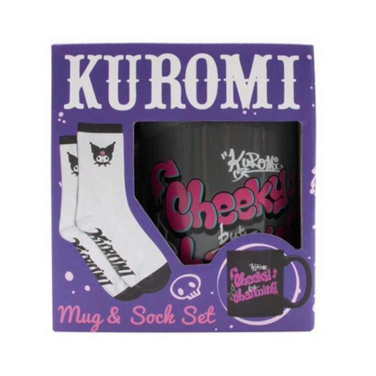 Sanrio Kuromi Mug & Sock Set
