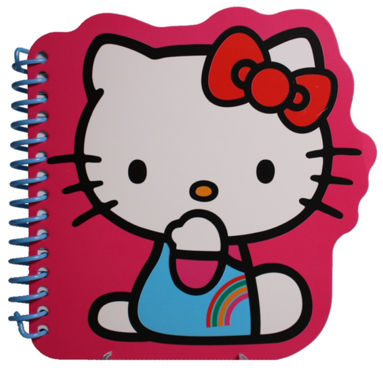 NDA Sanrio Hello Kitty Shaped Notebook