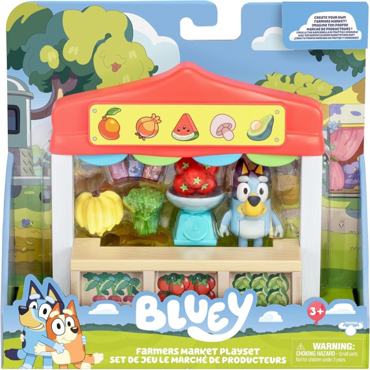 Moose Bluey Farmers Market Playset