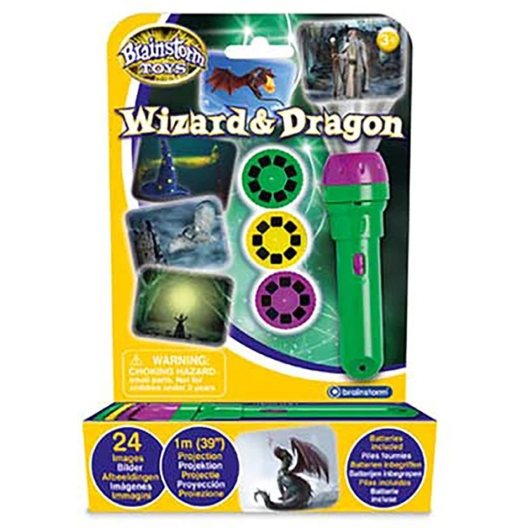 Brainstorm Toys Wizard & Dragon Projector Torch