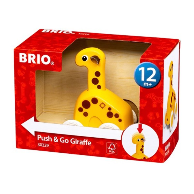 Brio Push & Go Giraffe 30229 