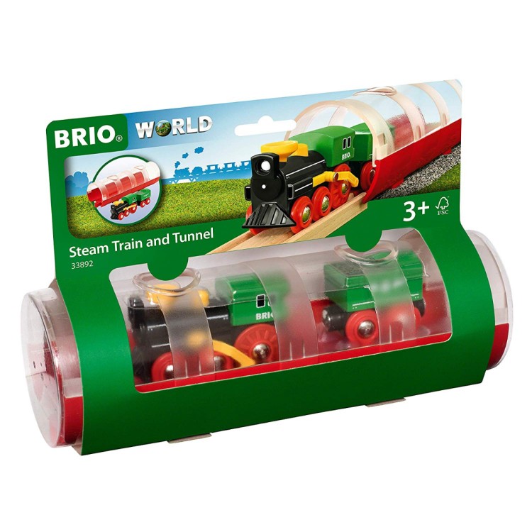 Brio World - 33892 Steam Train and Tunnel