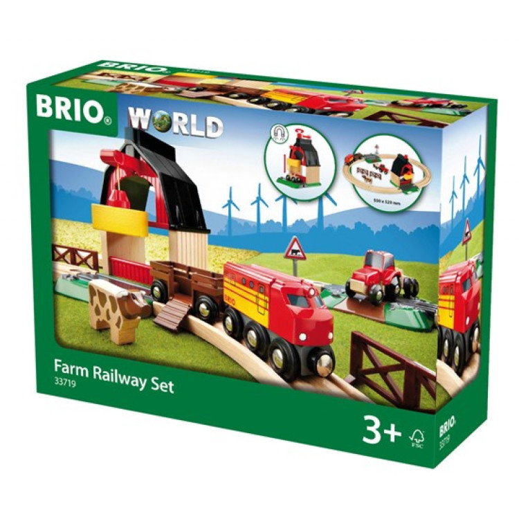 Ravensburger Brio World - 33719 Farm Railway Set