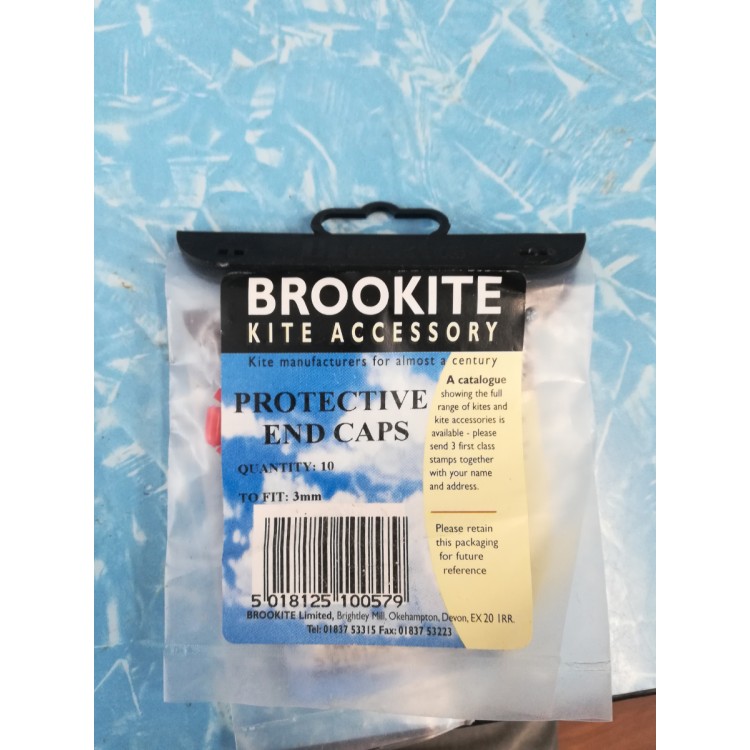 Brookite Kite Accessory Protective End Caps Red