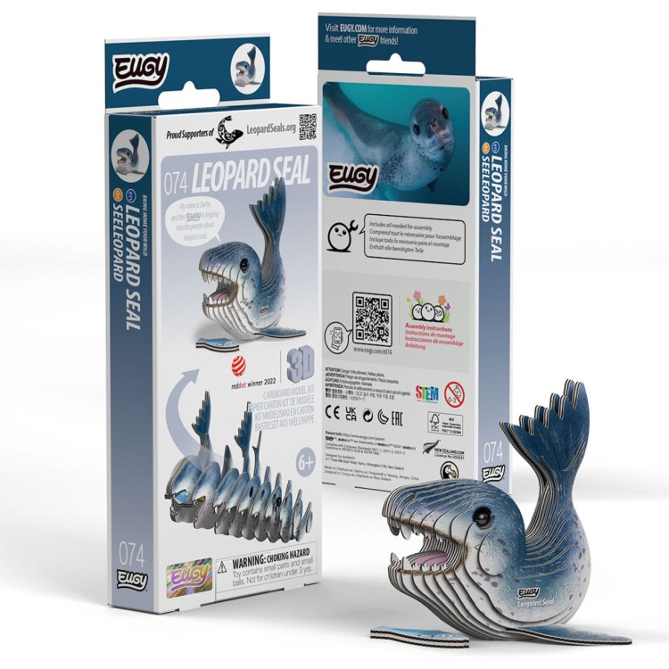 BST Eugy 3D Cardboard Model Kit - 074 Leopard Seal
