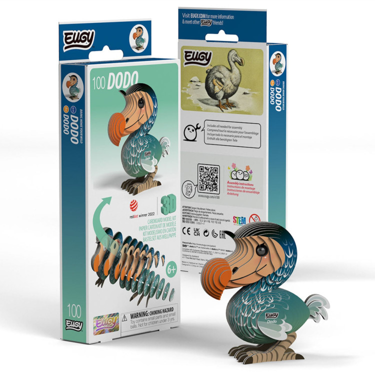 BST Eugy 3D Cardboard Model Kit - 100 Dodo
