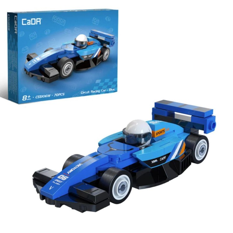 Cada Mini Circuit Racing Car - Blue F1 C55106W