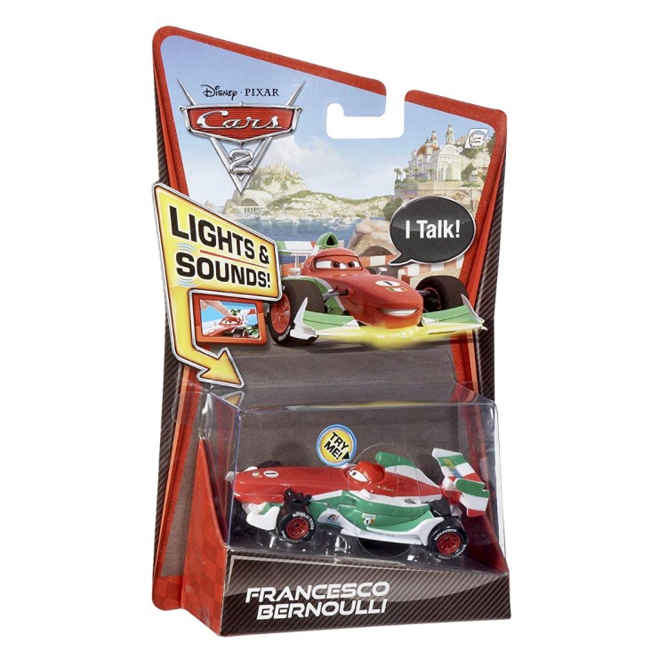 Disney Cars 2 Francesco Bernoulli Light and Sound (Batteries may have expired)