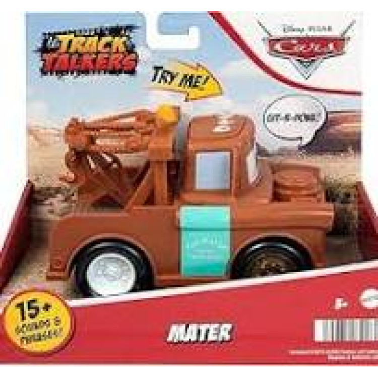Mattel Disney Pixar CARS TRACK TALKERS MATER with 15 SOUNDS  HJC59