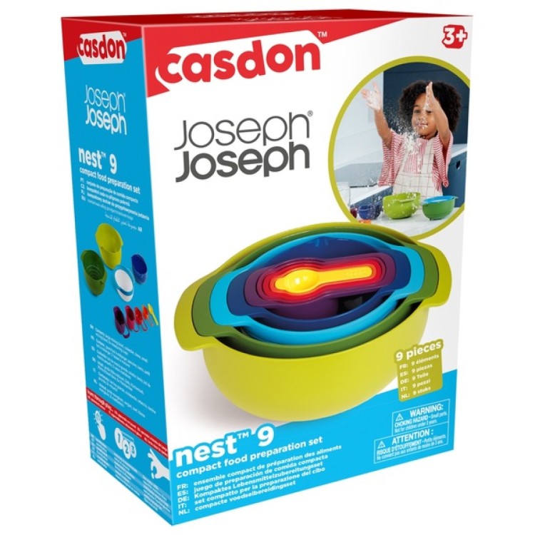 Casdon Joseph Joseph Nest 9 compact food preparation set 75350