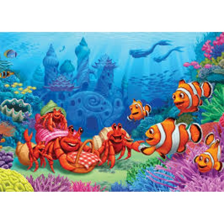 Cheatwell Cobble Hill 35 Piece Puzzle - Clownfish Gathering
