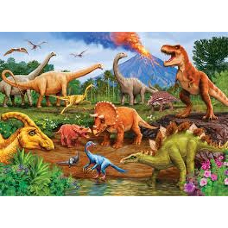 Cheatwell Cobble Hill 35 Piece Puzzle - Triceratops & Friends