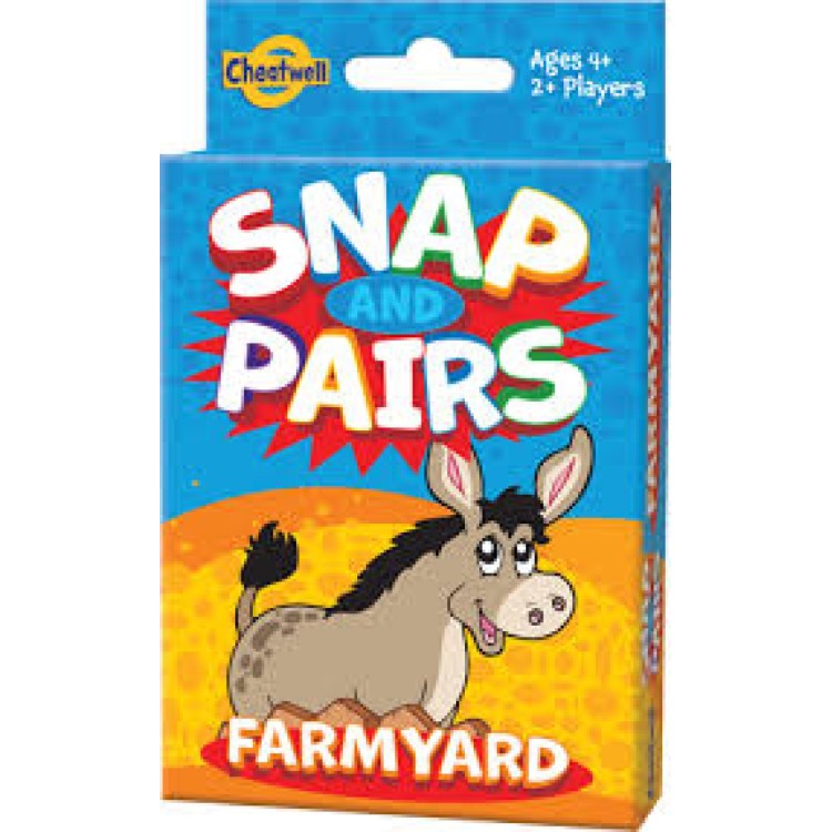 Cheatwell Snap and Pairs - Farmyard Card Game 4+