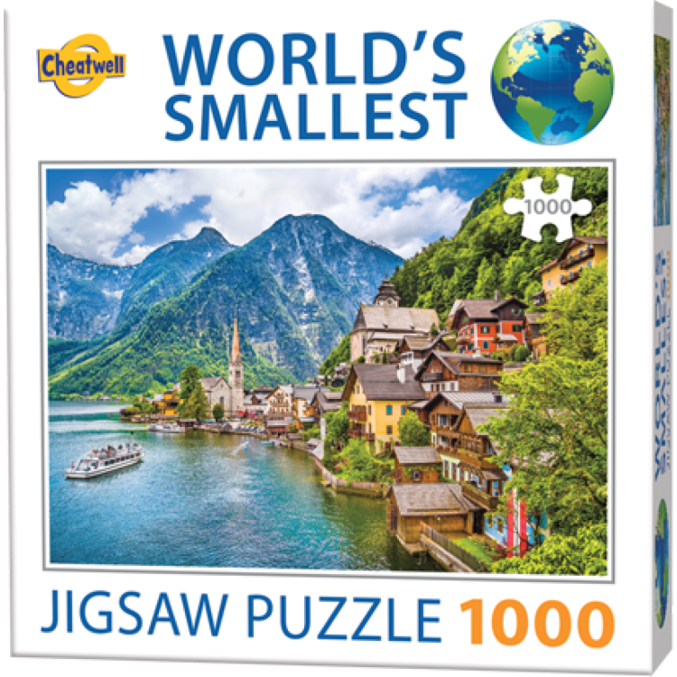 Cheatwell World's Smallest Puzzle - Hallstatt, Austria 1000 Pieces