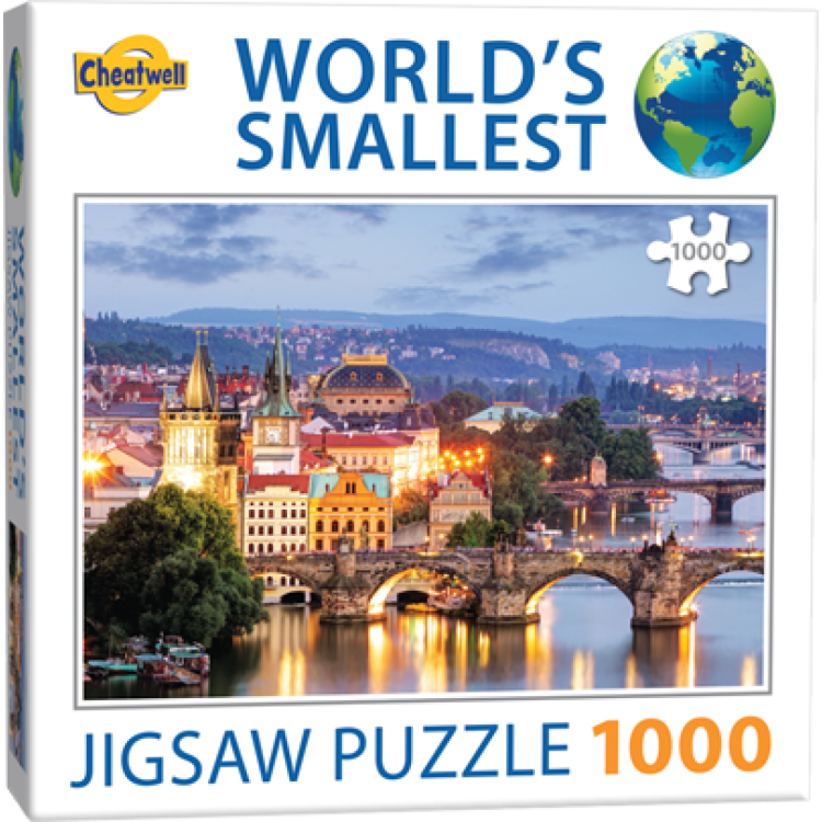 Cheatwell World's Smallest Puzzle - Prague Bridges 1000 Pieces
