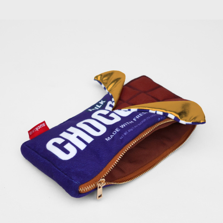 Chocolate Bar Zip Pouch by suckUK