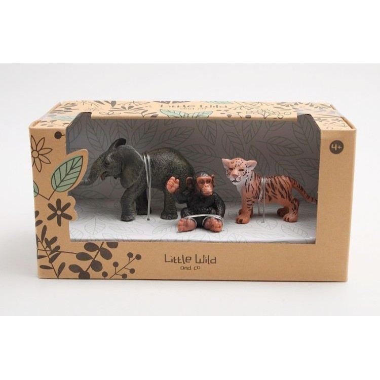 CK DN Comansi Little Wild And Co Jungle Baby Animals 3 Pack