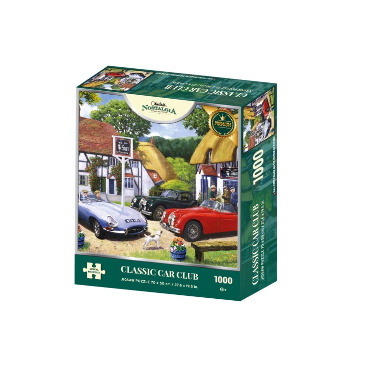 CK Nostalgia Collection Classic Car Club 1000 Piece Puzzle