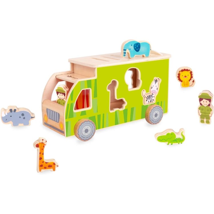 Classic World Animal Sorting Truck 18m+