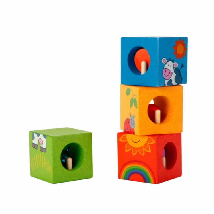 HC Classic World Discovery Cubes With Animal Puzzle 12m+