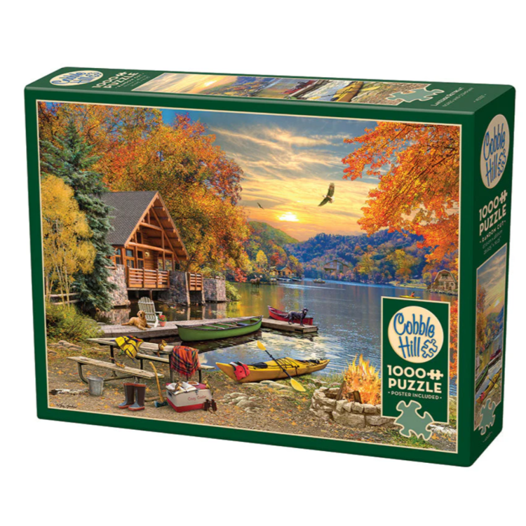 Cobble Hill Lakeside Retreat 1000 Piece Puzzle