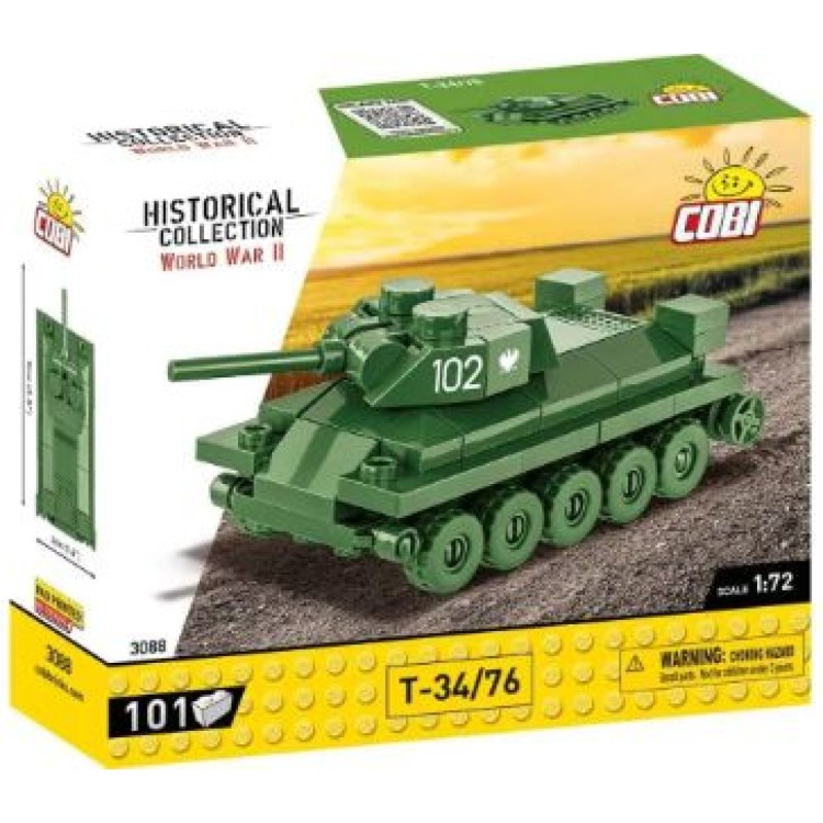 Cobi 3088 Historical Collection World War II T-34/76