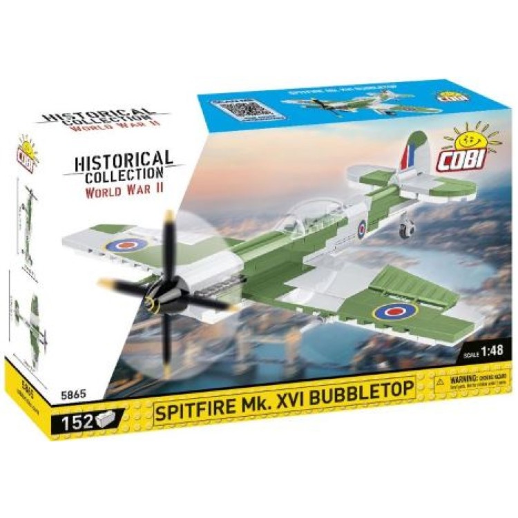 Cobi 5865 Historical Collection World War II Spitfire Mk. XVI Bubbletop