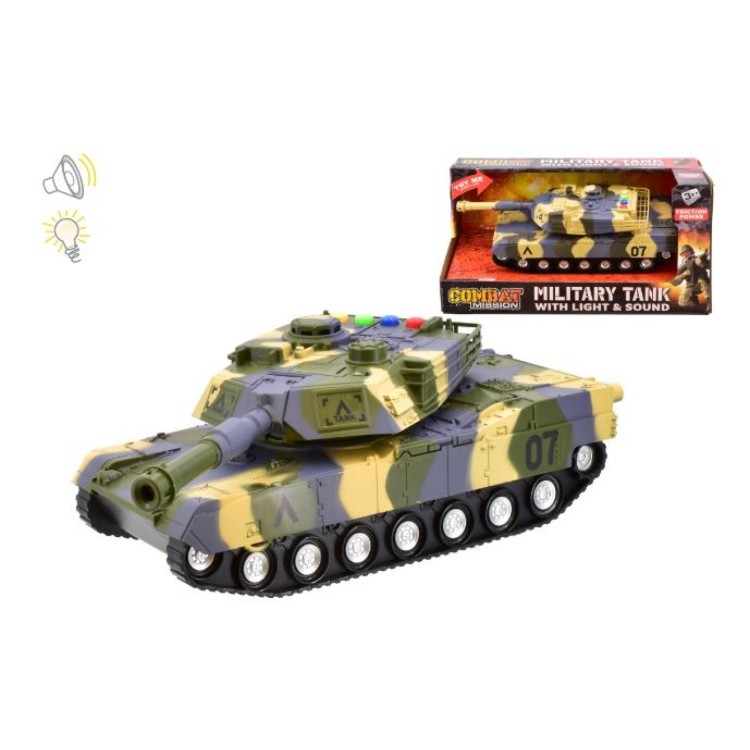 Combat Mission 1:16 Military Tank With Light & Sound TY7853