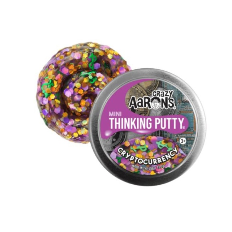 DKB Crazy Aarons Thinking Putty Mini Tin - CRYPTOCURRENCY