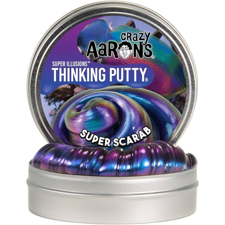 Crazy Aarons Thinking Putty Super Illusions SUPER SCARAB