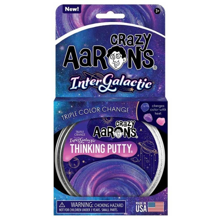 Crazy Aarons Thinking Putty Triple Color Change INTERGALACTIC