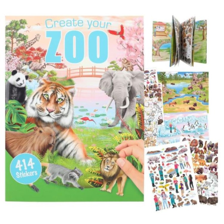 Create Your Zoo Sticker Book 12753