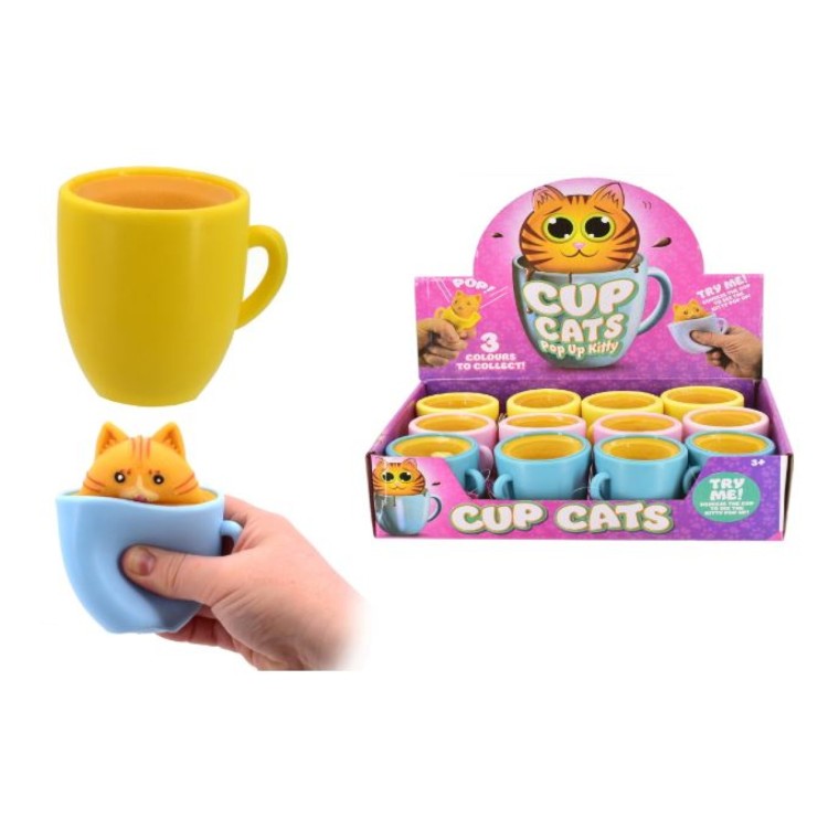 Cup Cats Pop Up Cat TY0211 (One Supplied)
