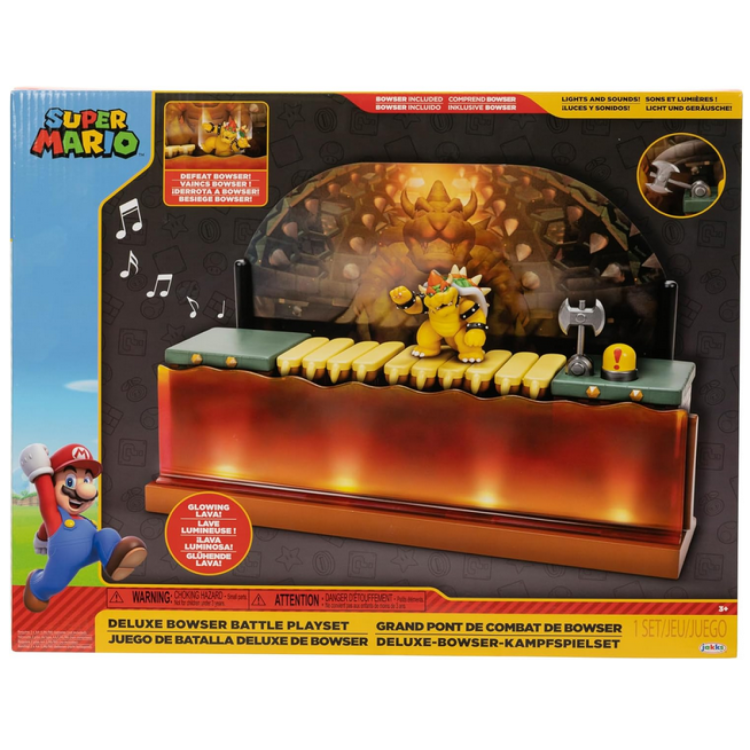 Jakks Deluxe Bowser Battle Playset AVAILABLE IN STORE ONLY