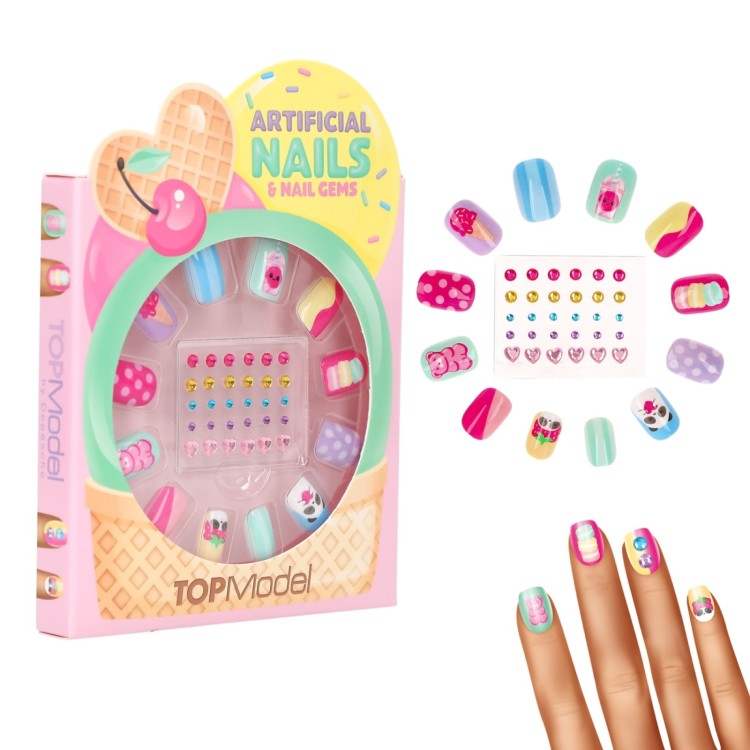 Depesche 0414072_A Artificial Nails & Nail Gems