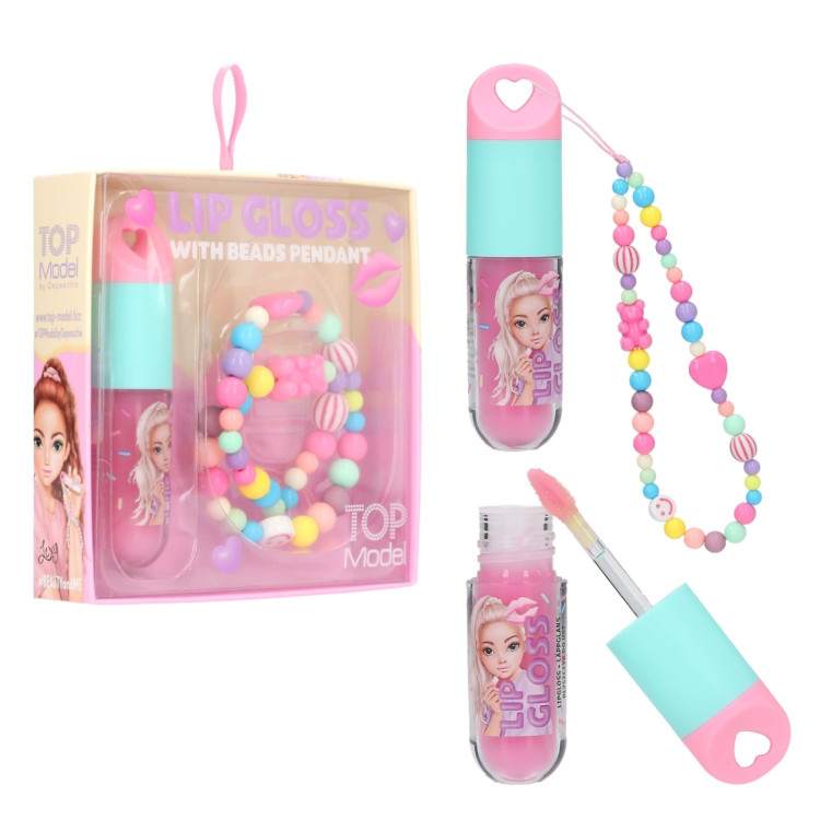 Depesche 0414125_A Lip Gloss With Beads Pendant