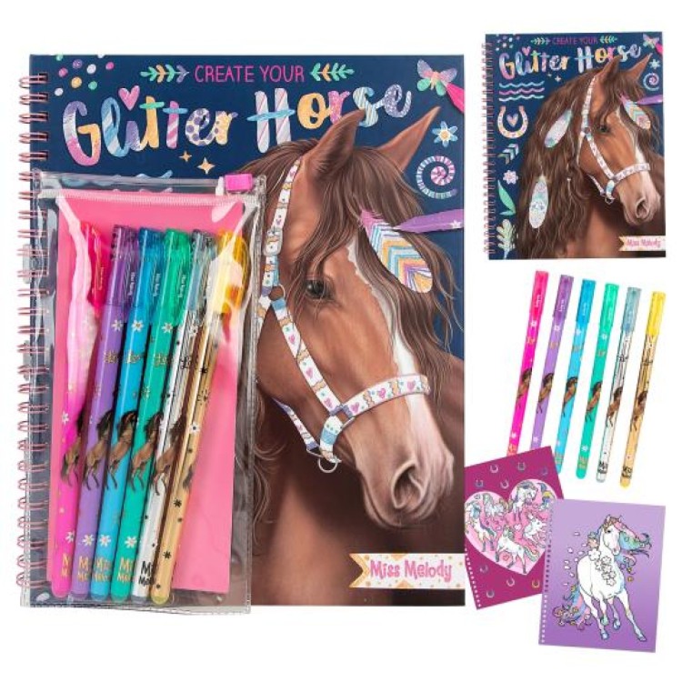Depesche Create Your Horse Colouring Book With Pen Set 0412931