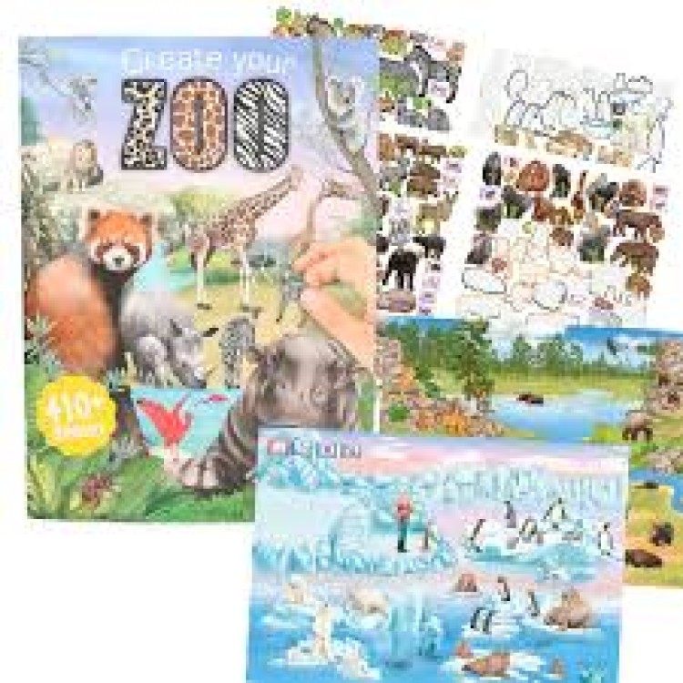 Depesche Create Your Zoo Sticker Book 413607