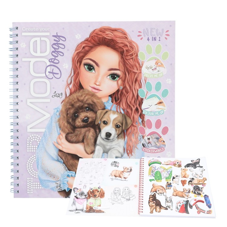 Depesche Top Model Create Your Doggy Colouring Book 0413218