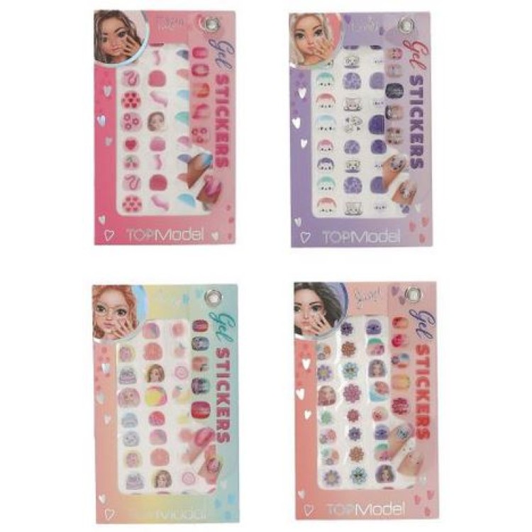 Depesche Top Model Gel Nail Stickers Assortment 13494 One Supplied