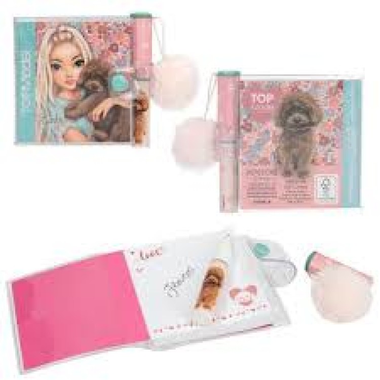 Depesche Top Model Mini Notebook With Ballpoint Pen FLORAL 13195