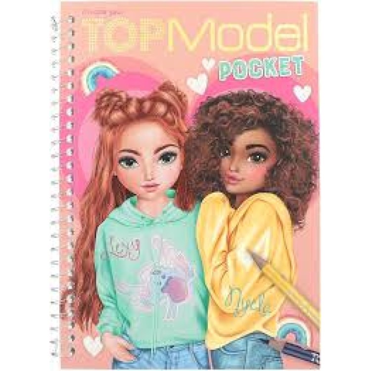 Depesche Top Model Pocket Colouring Book 13165