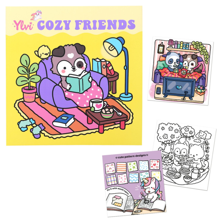 Depesche TOPModel Ylvi COZY Friends Colouring Book 14450
