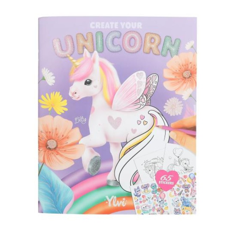 Depesche Ylvi Create Your Unicorn Sticker Book 0413394